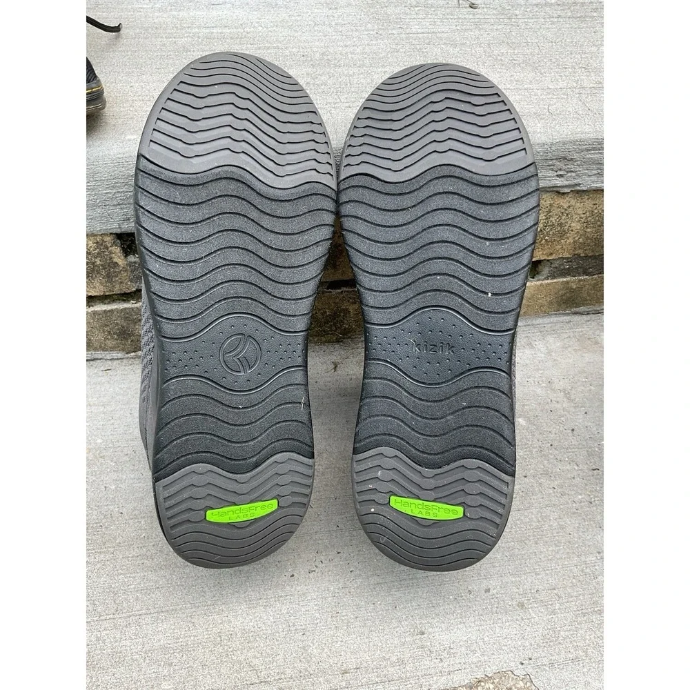 Kizik Lima Women Size 12.5/ M 11 Shoes Graphite Gray Hands Free Slip On Sneakers